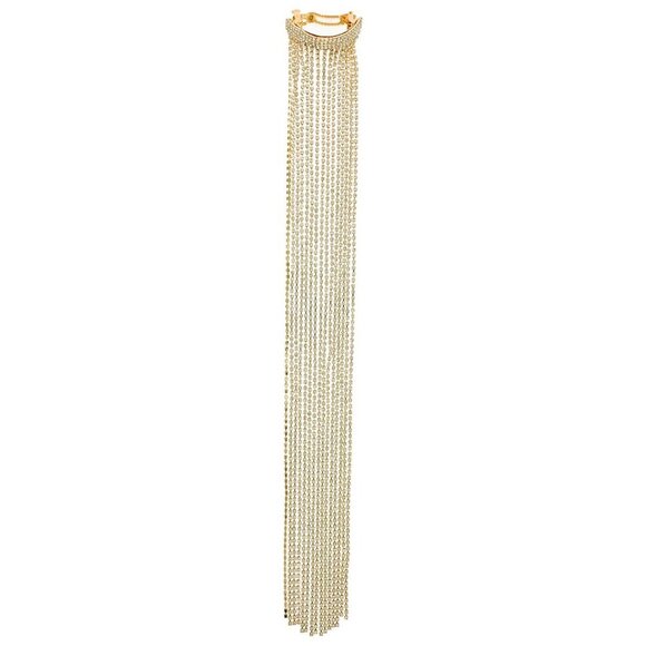 Hair Chain Rhinestone Tassel Clamp Bridal Hair Accessories Women Girls main image 9